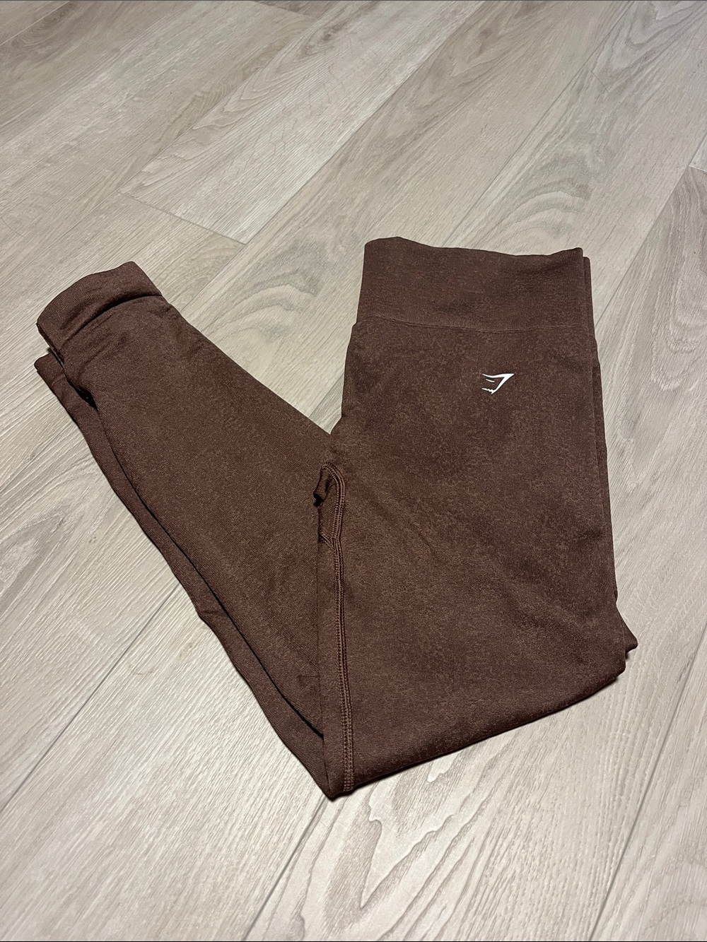 Gymshark Brown High-Waist Workout Leggings